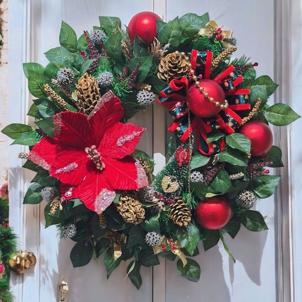 El Yapımı Kapı Süsü  (60 cm)